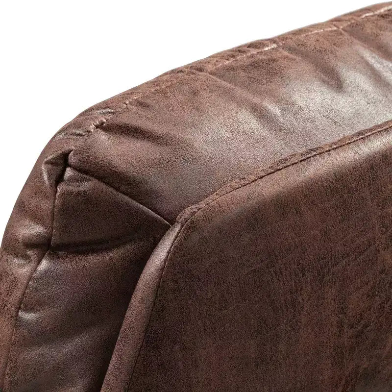 Sedia da ufficio ergonomica in finta pelle scamosciata di ispirazione vintage con braccioli regolabili e girevole