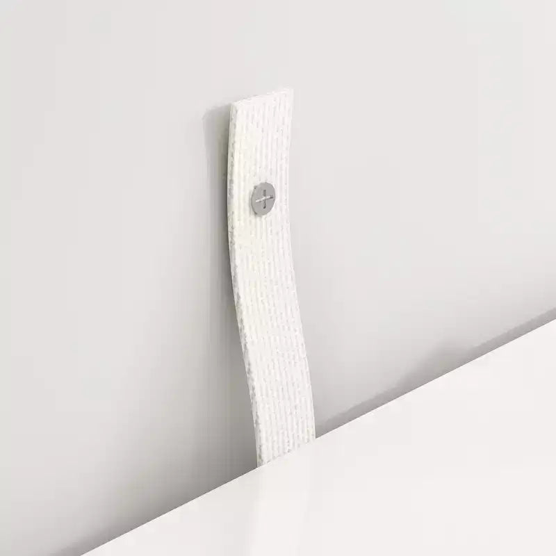 Comò moderno a 8 cassetti con illuminazione LED sottostante – Cassettiera finitura lucida
