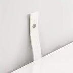 Comò moderno a 8 cassetti con illuminazione LED sottostante – Cassettiera finitura lucida