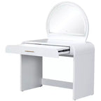 40W Tavolo da toeletta bianco con specchio LED Touch Screen e cassetto grande