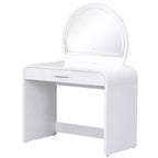 40W Tavolo da toeletta bianco con specchio LED Touch Screen e cassetto grande