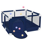 Box recinzione per neonati a 4 pannelli 127x127 cm – Spazioso e sicuro box portatile con canestro da basket