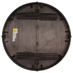 Tavolo da pranzo rotondo allungabile stile rustico con base a X e prolunga da 40 cm – 6 posti a sedere