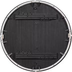 Tavolo da pranzo rotondo allungabile stile rustico con base a X e prolunga da 40 cm – 6 posti a sedere