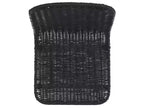 Set di 2 sgabelli da banco in rattan intrecciato con gambe in metallo nero – Altezza seduta 61 cm