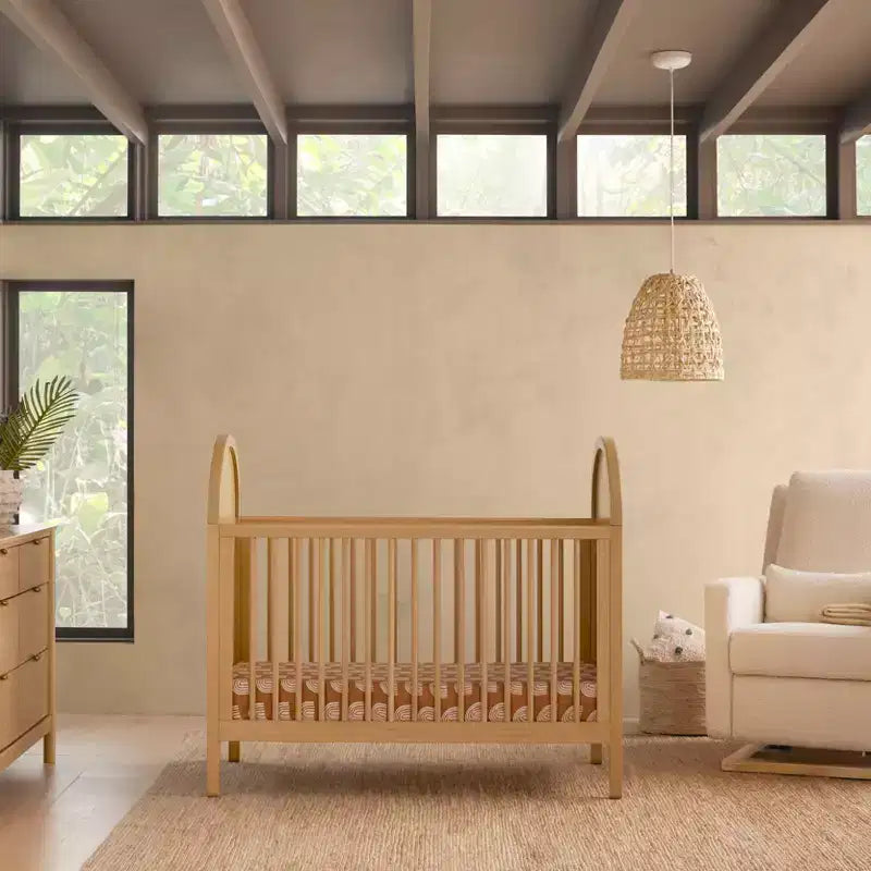 Culla convertibile 3-in-1 Boho Cane con kit di conversione per letto da bambino – GREENGUARD Gold