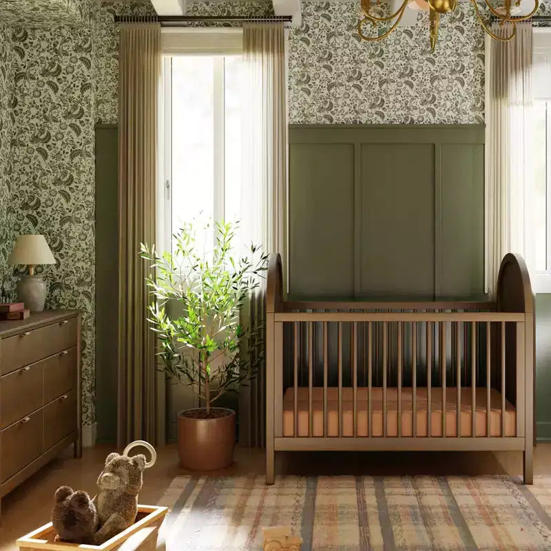 Culla convertibile 3-in-1 Boho Cane con kit di conversione per letto da bambino – GREENGUARD Gold