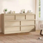 Cassettiera/credenza scandinava a 6 cassetti in legno con piano spazioso – 137 cm di larghezza