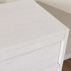 Cassettiera/credenza scandinava a 6 cassetti in legno con piano spazioso – 137 cm di larghezza