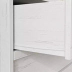 Cassettiera/credenza scandinava a 6 cassetti in legno con piano spazioso – 137 cm di larghezza
