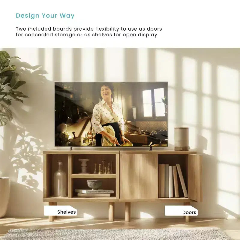 Tavolino Contenitore Modulare a Cubo con Opzioni Personalizzabili per Anta e Ripiani – Modulare