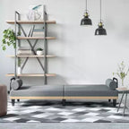 Divanetto letto convertibile con schienale e braccioli regolabili – Rivestimento in tessuto