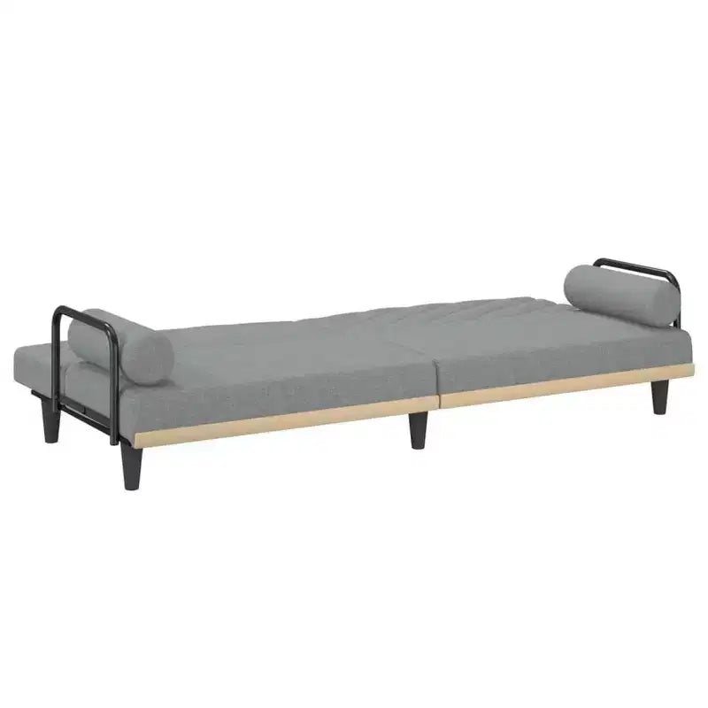 Divanetto letto convertibile con schienale e braccioli regolabili – Rivestimento in tessuto