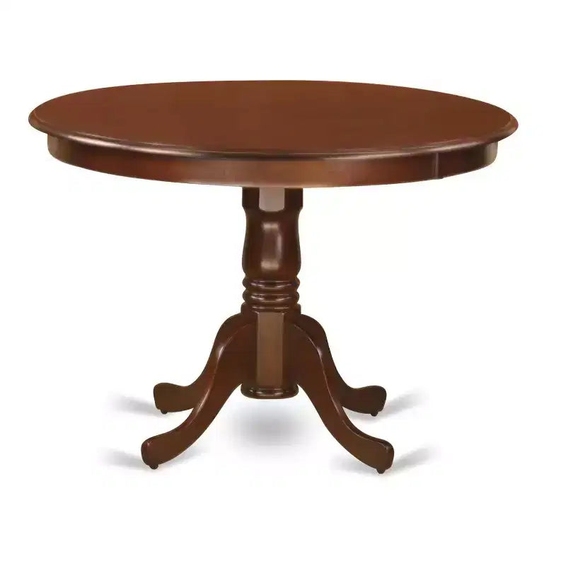 Set da 5 pezzi tavolo da pranzo rotondo moderno con 4 sedie – allungabile, 4 posti