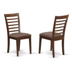 Set da 5 pezzi tavolo da pranzo rotondo moderno con 4 sedie – allungabile, 4 posti