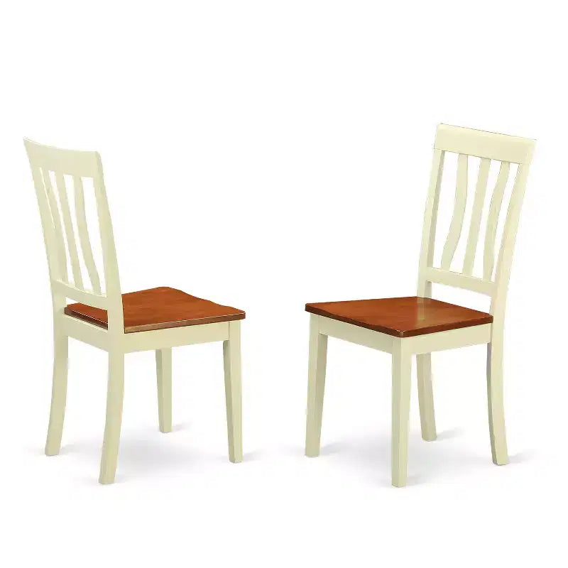 Set da pranzo moderno bohémien stile fattoria in 5 pezzi – Tavolo allungabile e sedie, posti a sedere fino a 8 persone