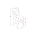 Set da 5 pezzi tavolo da pranzo rotondo e sedie Gothic – Dinette con finitura nera