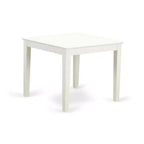 Set Sala da Pranzo Quadrato da 3 Pezzi – Tavolo Rosa Flamingo da 36" e 2 Sedie Parsons in Pelle PU
