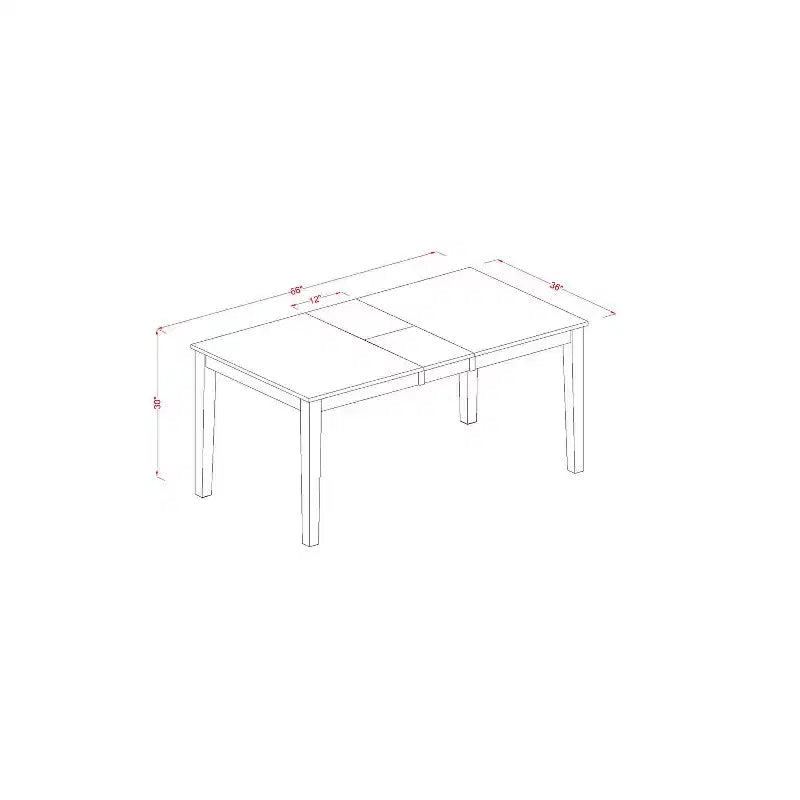 Set Sala da Pranzo 7 Pezzi in Legno Massello con 6 Sedie – Tavolo da Cucina