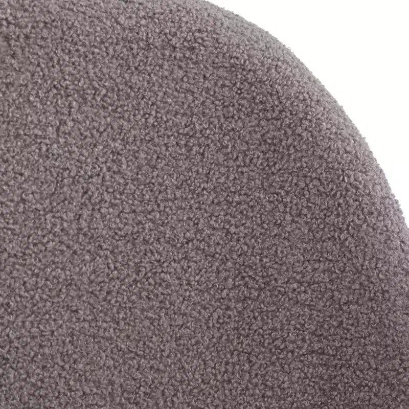 Set di 2 sedie da pranzo moderne imbottite con schienale curvo – Sedile in schiuma, struttura in metallo