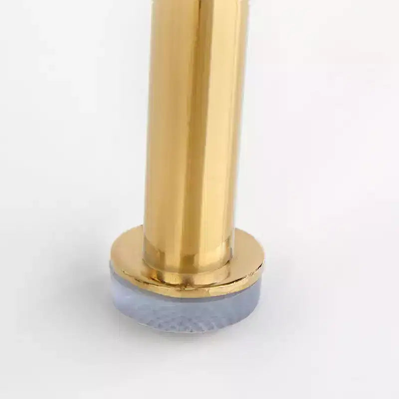 Set di 2 sedie da pranzo moderne imbottite con schienale curvo – Sedile in schiuma, struttura in metallo
